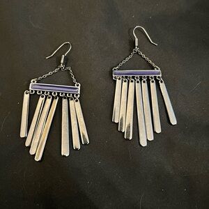 Silver Chandelier Earrings